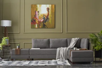 Algeria Hörnbäddsoffa Höger - Brun - Möbler - Soffa - Bäddsoffa - Hörnbäddsoffa