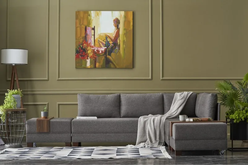 Algeria Hörnbäddsoffa Höger - Brun - Möbler - Soffa - Bäddsoffa - Hörnbäddsoffa