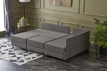 Algeria Hörnbäddsoffa Höger - Brun - Möbler - Soffa - Bäddsoffa - Hörnbäddsoffa