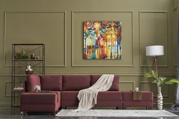 Algeria Hörnbäddsoffa Vänster - Röd - Möbler - Soffa - Bäddsoffa - Hörnbäddsoffa