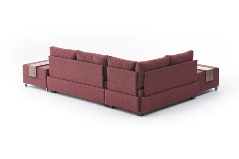 Algeria Hörnbäddsoffa Vänster - Röd - Möbler - Soffa - Bäddsoffa - Hörnbäddsoffa