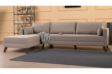 Antigua Divanbäddsoffa Vänster - Beige - Möbler - Soffa - Bäddsoffa - Hörnbäddsoffa