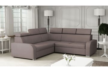Bäddhörnsoffa Dung Vändbar - Brun - Möbler - Soffa - Bäddsoffa - Hörnbäddsoffa