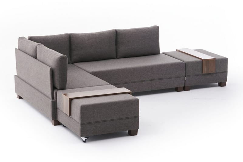 Bäddsoffa Bulgaria - Brun - Möbler - Soffa - Bäddsoffa - Hörnbäddsoffa
