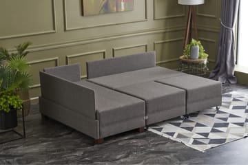 Bäddsoffa Bulgaria - Brun - Möbler - Soffa - Bäddsoffa - Hörnbäddsoffa