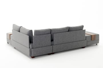 Bäddsoffa Bulgaria - Grå - Möbler - Soffa - Bäddsoffa - Hörnbäddsoffa