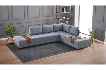 Bäddsoffa Bulgaria - Grå - Möbler - Soffa - Bäddsoffa - Hörnbäddsoffa