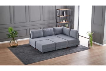 Bäddsoffa Bulgaria - Grå - Möbler - Soffa - Bäddsoffa - Hörnbäddsoffa