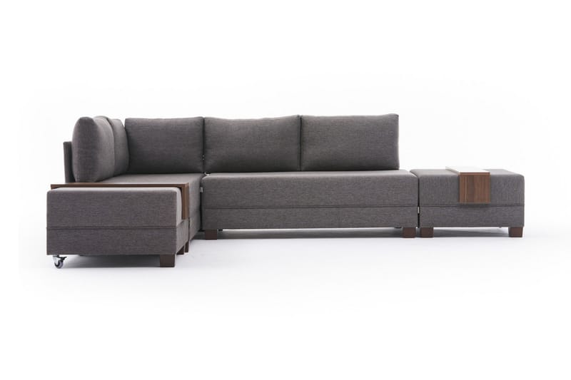 Bäddsoffa Bulgaria - Grå - Möbler - Soffa - Bäddsoffa - Hörnbäddsoffa