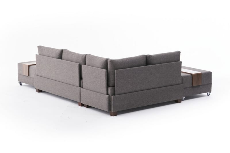 Bäddsoffa Bulgaria - Grå - Möbler - Soffa - Bäddsoffa - Hörnbäddsoffa