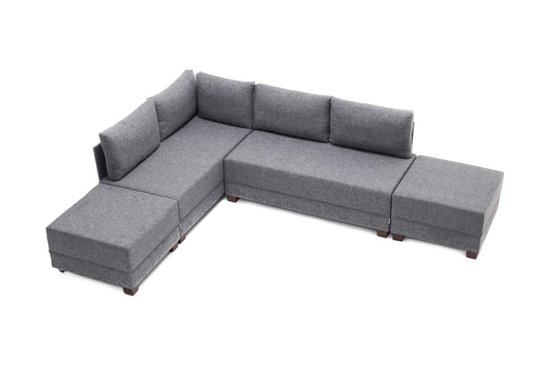 Bäddsoffa Bulgaria - Grå - Möbler - Soffa - Bäddsoffa - Hörnbäddsoffa