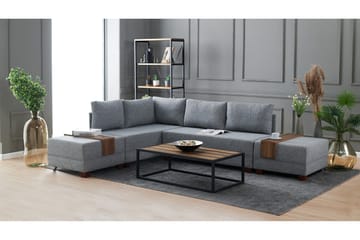 Bäddsoffa Bulgaria - Grå - Möbler - Soffa - Bäddsoffa - Hörnbäddsoffa