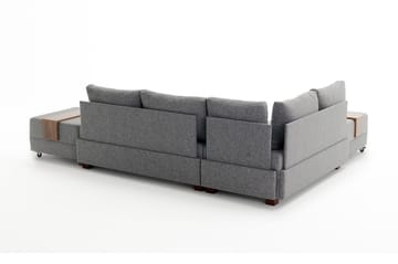 Bäddsoffa Bulgaria - Grå - Möbler - Soffa - Bäddsoffa - Hörnbäddsoffa