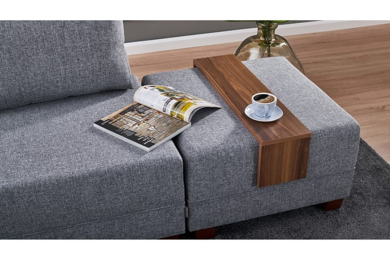 Bäddsoffa Bulgaria - Grå - Möbler - Soffa - Bäddsoffa - Hörnbäddsoffa