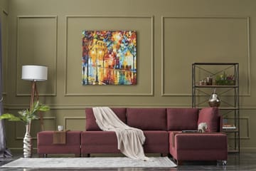 Bäddsoffa Bulgaria - Röd - Möbler - Soffa - Bäddsoffa - Hörnbäddsoffa