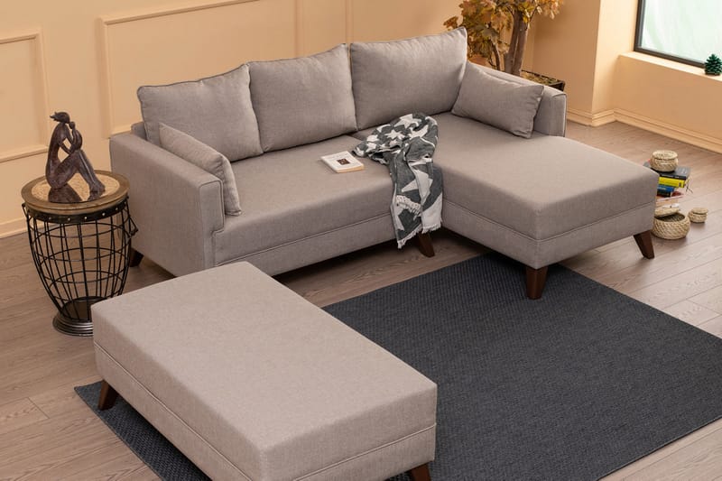 Bäddsoffa Burundi 2-sits - Beige - Möbler - Soffa - Divansoffa & schäslongsoffa - 4 sits soffa med divan
