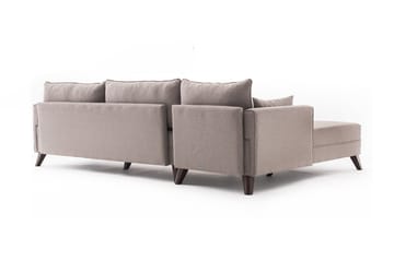 Bäddsoffa Burundi - Beige - Möbler - Soffa - Bäddsoffa - Hörnbäddsoffa