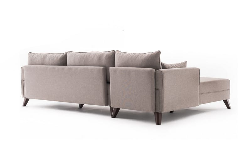 Bäddsoffa Burundi - Beige - Möbler - Soffa - Bäddsoffa - Hörnbäddsoffa