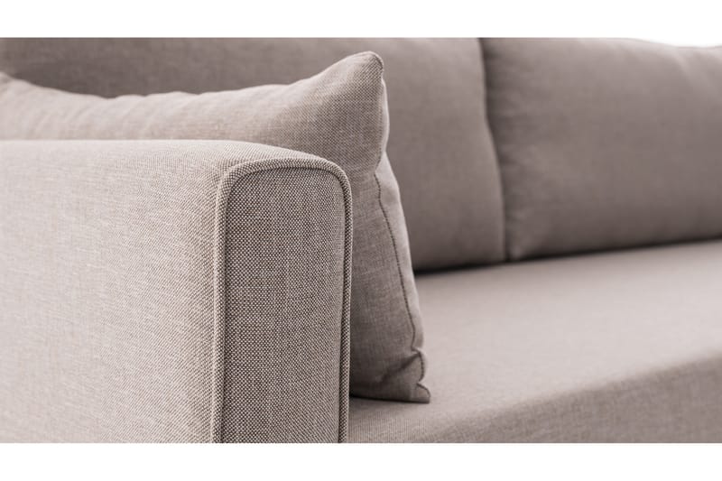 Bäddsoffa Burundi - Beige - Möbler - Soffa - Bäddsoffa - Hörnbäddsoffa