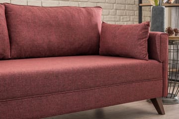 Bäddsoffa Burundi - Röd - Möbler - Soffa - Bäddsoffa - Hörnbäddsoffa