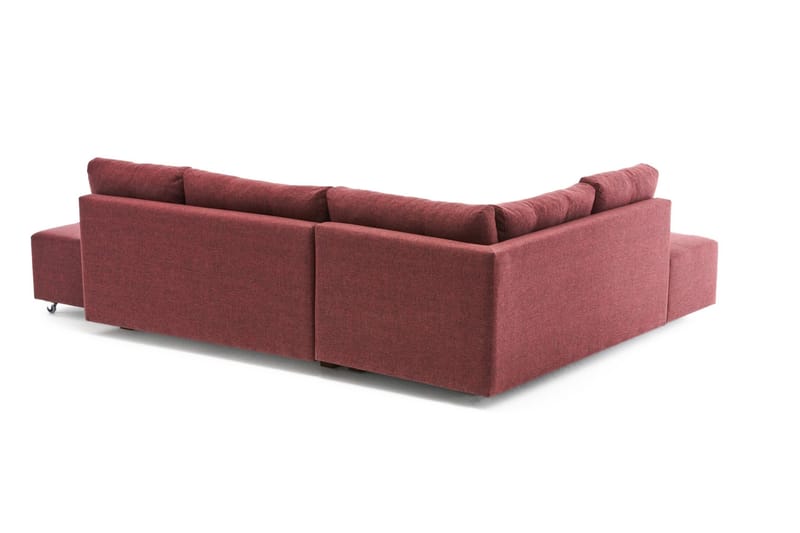 Bäddsoffa Cyprus - Röd - Möbler - Soffa - Bäddsoffa - Hörnbäddsoffa