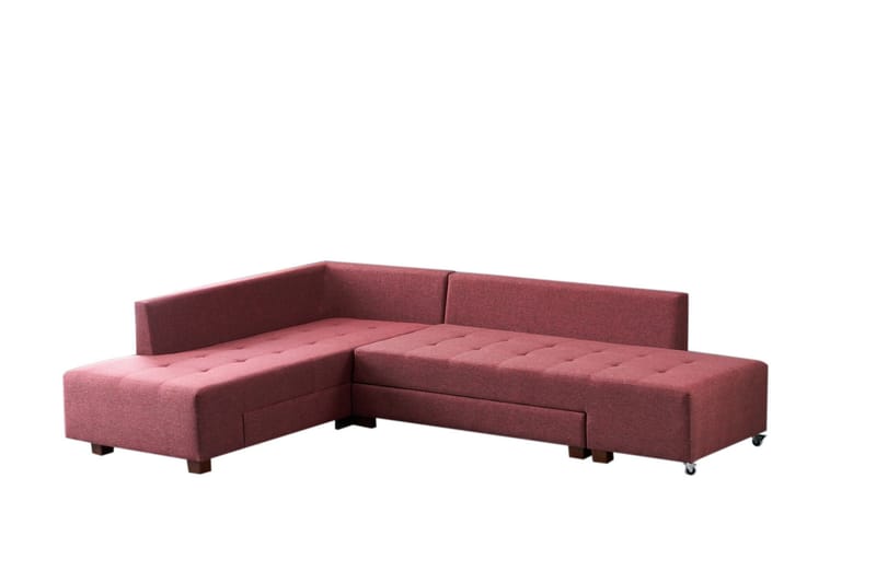 Bäddsoffa Cyprus - Röd - Möbler - Soffa - Bäddsoffa - Hörnbäddsoffa