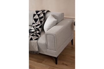 Bäddsoffa med divan Naoko - Beige - Möbler - Soffa - Bäddsoffa - Hörnbäddsoffa