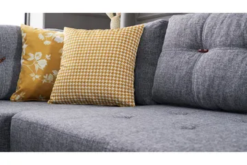 Brunei Hörnbäddsoffa Vänster - Grå - Möbler - Soffa - Bäddsoffa - Hörnb äddsoffa