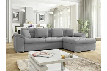 Camior 3-sits Hörnbäddsoffa Grey - Möbler - Soffa - Bäddsoffa - Hörnbäddsoffa