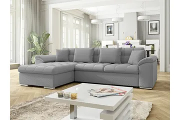 Camior 3-sits Hörnbäddsoffa Grey - Möbler - Soffa - Bäddsoffa - Hörnbäddsoffa