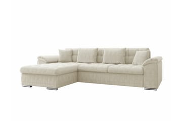 Camior 3-sits Hörnbäddsoffa NO_BRAND Beige/Light beige - Möbler - Soffa - Bäddsoffa - Bäddsoffa divan