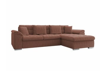 Camior 3-sits Hörnbäddsoffa NO_BRAND Brown - Möbler - Soffa - Bäddsoffa - Hörnbäddsoffa