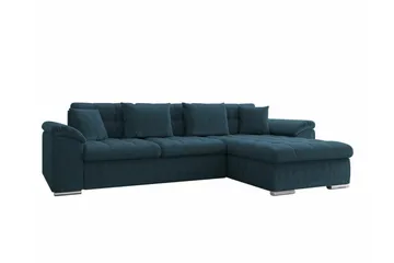 Camior 3-sits Hörnbäddsoffa NO_BRAND Dark blue - Möbler - Soffa - Bäddsoffa - Bäddsoffa divan