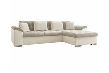 Camior 3-sits Hörnbäddsoffa NO_BRAND Grey - Möbler - Soffa - Bäddsoffa - Hörnbäddsoffa