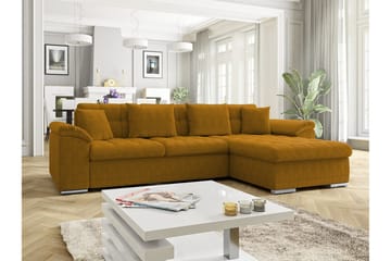 Camior 3-sits Hörnbäddsoffa NO_BRAND Yellow - Möbler - Soffa - Bäddsoffa - Hörnbäddsoffa