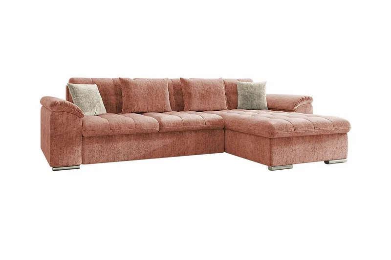 Camior 3-sits Hörnbäddsoffa NO_BRAND Pink