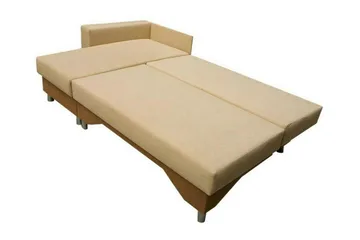Castlebay 3-sits Hörnbäddsoffa NO_BRAND Brown/Beige - Möbler - Soffa - Bäddsoffa - Hörnbäddsoffa