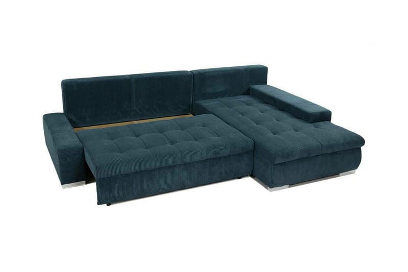 Cerys 3-sits Hörnbäddsoffa Dark blue - Möbler - Soffa - Bäddsoffa - Hörnbäddsoffa