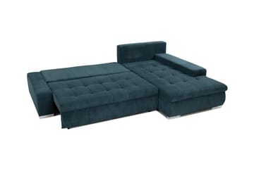 Cerys 3-sits Hörnbäddsoffa NO_BRAND Dark blue - Möbler - Soffa - Bäddsoffa - Hörnbäddsoffa