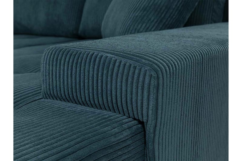 Cerys 3-sits Hörnbäddsoffa NO_BRAND Dark blue - Möbler - Soffa - Bäddsoffa - Hörnbäddsoffa