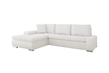 Cerys 3-sits Hörnbäddsoffa White - Möbler - Soffa - Bäddsoffa - Bäddsoffa divan