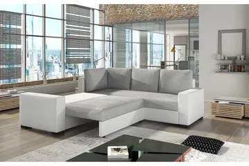 Deltan Hörnbäddsoffa - Grå - Möbler - Soffa - Bäddsoffa - Hörnbäddsoffa