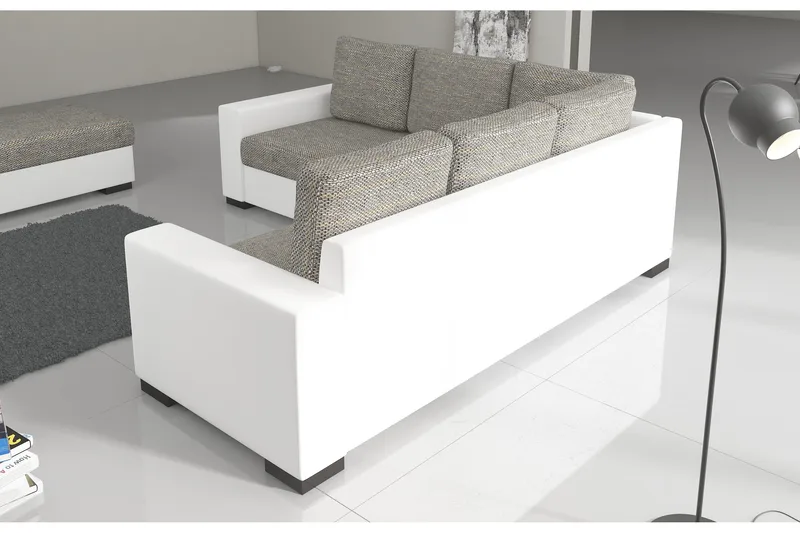 Deltan Hörnbäddsoffa - Grå - Möbler - Soffa - Bäddsoffa - Hörnbäddsoffa