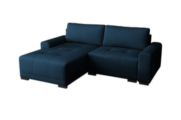 Denegal 2-sits Hörnbäddsoffa Dark blue - Möbler - Soffa - Bäddsoffa - Hörnbäddsoffa