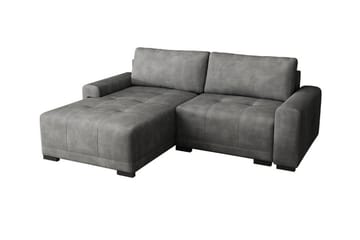 Denegal 2-sits Hörnbäddsoffa Dark grey - Möbler - Soffa - Bäddsoffa - Hörnbäddsoffa