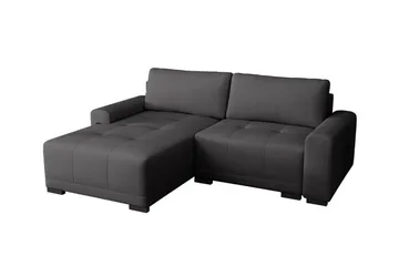 Denegal 2-sits Hörnbäddsoffa Dark grey - Möbler - Soffa - Bäddsoffa - Hörnbäddsoffa