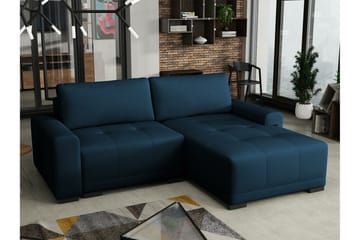 Denegal 2-sits Hörnbäddsoffa NO_BRAND Dark blue - Möbler - Soffa - Bäddsoffa - Hörnbäddsoffa