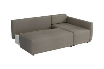 Denegal 3-sits Hörnbäddsoffa beige - Möbler - Soffa - Bäddsoffa - Bäddsoffa divan