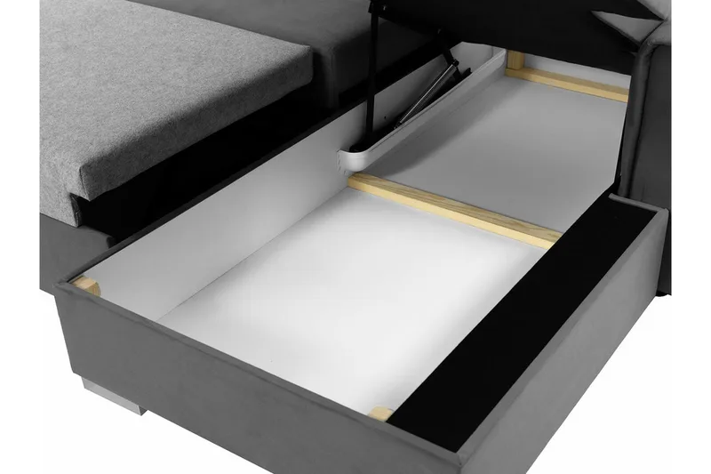 Denegal 3-sits Hörnbäddsoffa Dark green - Möbler - Soffa - Bäddsoffa - Hörnbäddsoffa