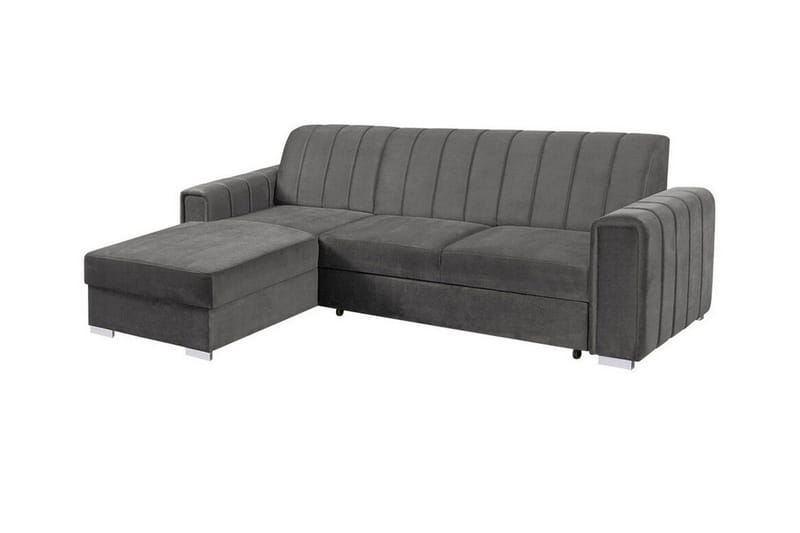 Denegal 3-sits Hörnbäddsoffa Dark grey
